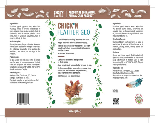 Chick’N ™ Feather Glo 32 oz ( natural insect repellent)