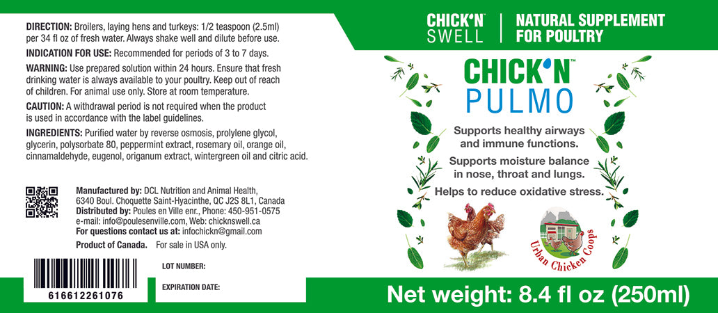Chick’N™ Pulmo for respiratory system
